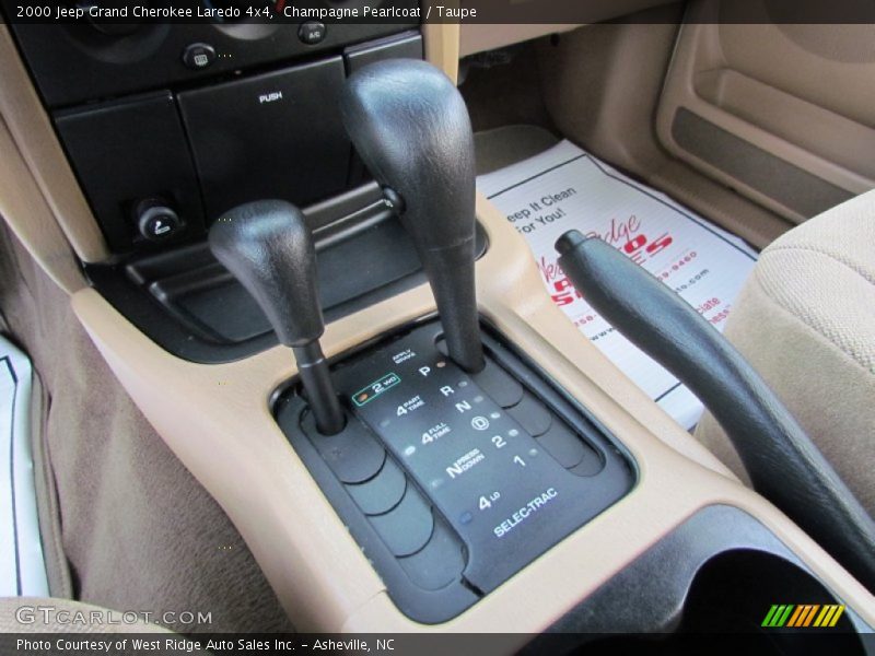 Champagne Pearlcoat / Taupe 2000 Jeep Grand Cherokee Laredo 4x4