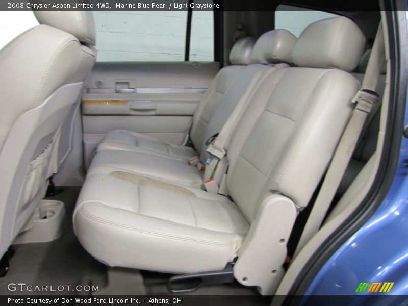 Marine Blue Pearl / Light Graystone 2008 Chrysler Aspen Limited 4WD