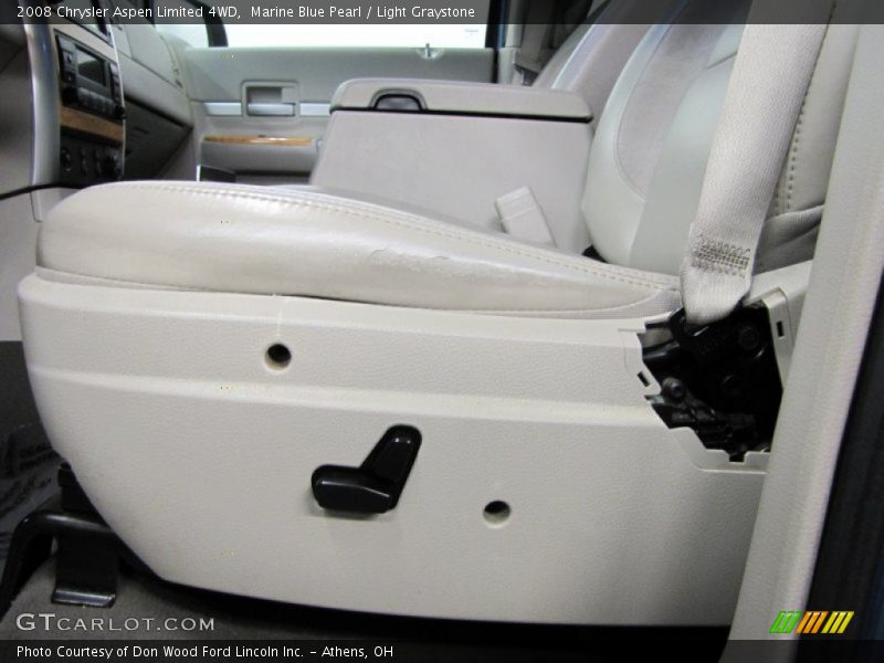 Marine Blue Pearl / Light Graystone 2008 Chrysler Aspen Limited 4WD