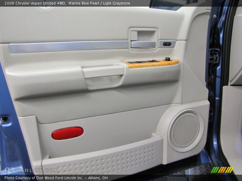 Marine Blue Pearl / Light Graystone 2008 Chrysler Aspen Limited 4WD