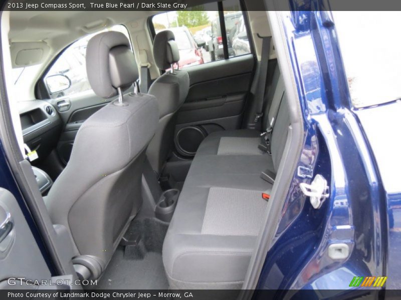 True Blue Pearl / Dark Slate Gray 2013 Jeep Compass Sport
