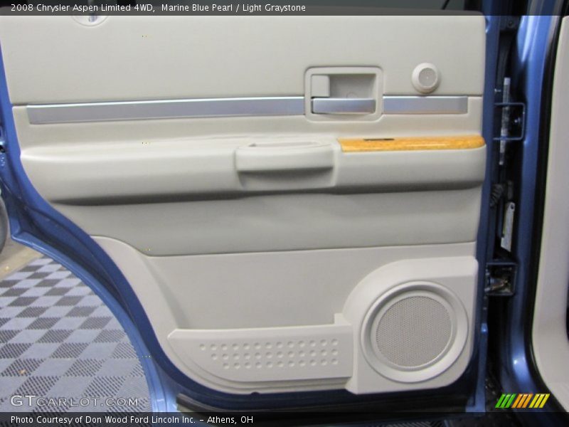 Marine Blue Pearl / Light Graystone 2008 Chrysler Aspen Limited 4WD