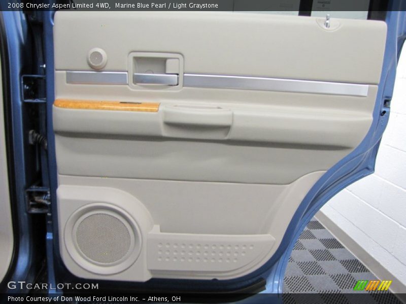 Marine Blue Pearl / Light Graystone 2008 Chrysler Aspen Limited 4WD