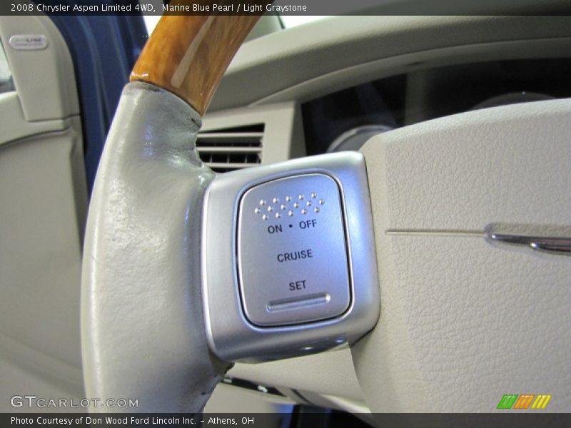 Marine Blue Pearl / Light Graystone 2008 Chrysler Aspen Limited 4WD