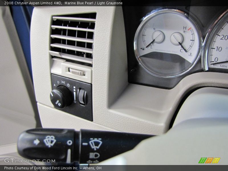 Marine Blue Pearl / Light Graystone 2008 Chrysler Aspen Limited 4WD