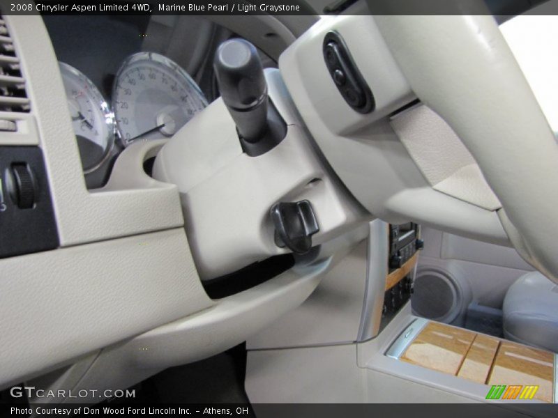 Marine Blue Pearl / Light Graystone 2008 Chrysler Aspen Limited 4WD