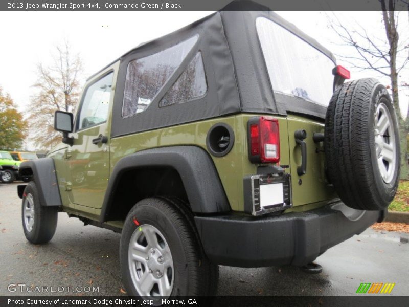 Commando Green / Black 2013 Jeep Wrangler Sport 4x4