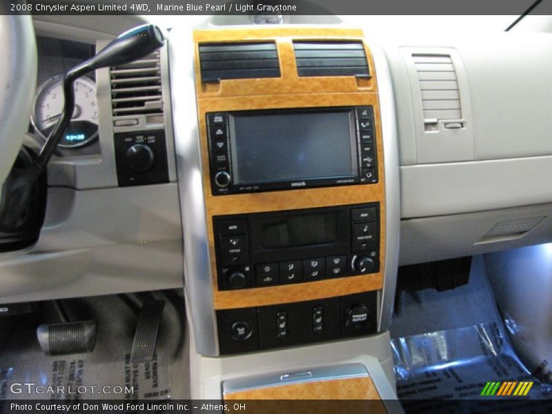 Marine Blue Pearl / Light Graystone 2008 Chrysler Aspen Limited 4WD