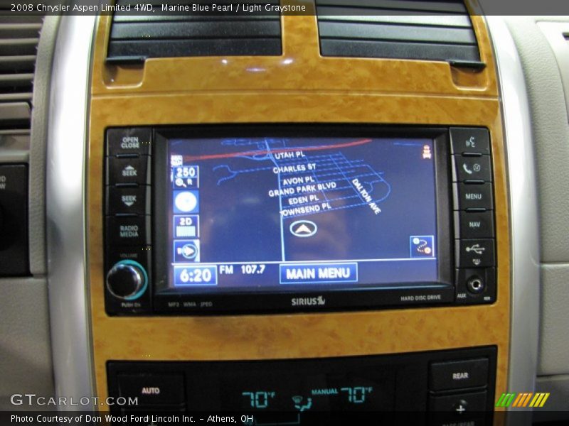 Marine Blue Pearl / Light Graystone 2008 Chrysler Aspen Limited 4WD