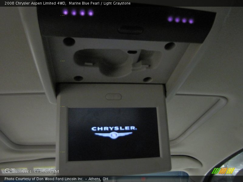 Marine Blue Pearl / Light Graystone 2008 Chrysler Aspen Limited 4WD