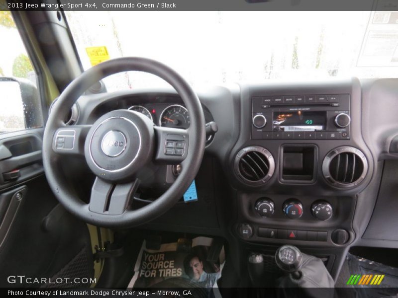 Commando Green / Black 2013 Jeep Wrangler Sport 4x4