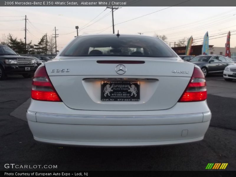 Alabaster White / Charcoal 2006 Mercedes-Benz E 350 4Matic Sedan