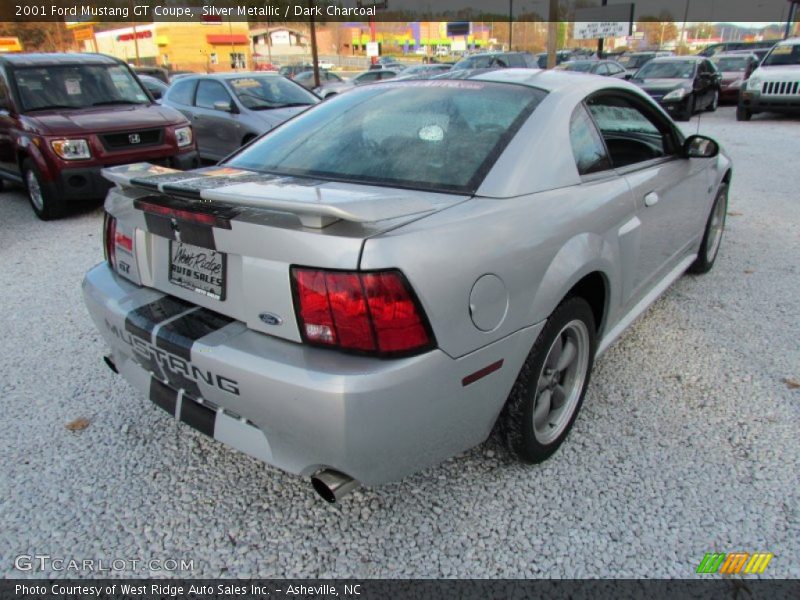 Silver Metallic / Dark Charcoal 2001 Ford Mustang GT Coupe