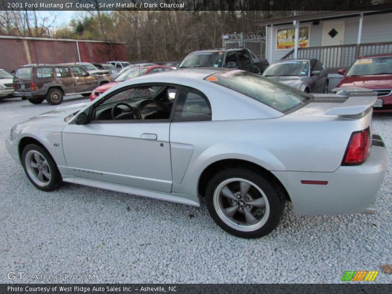 Silver Metallic / Dark Charcoal 2001 Ford Mustang GT Coupe