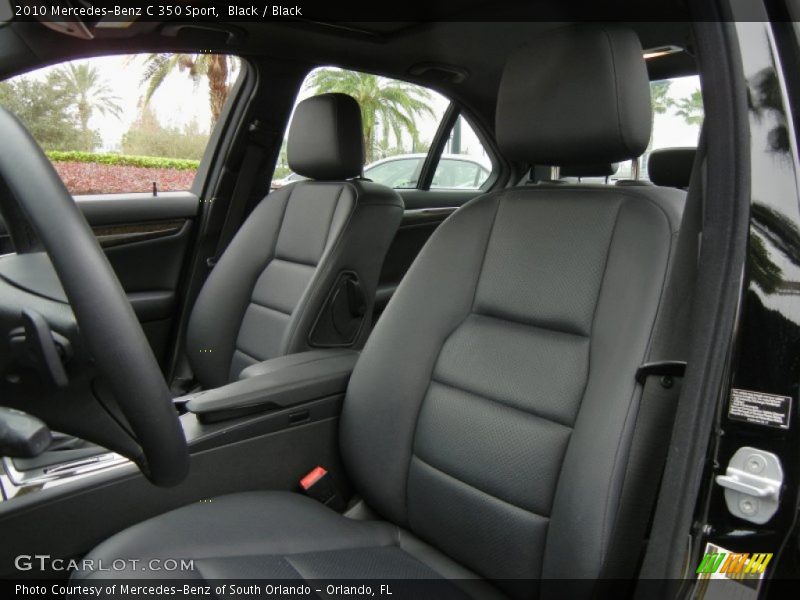 Front Seat of 2010 C 350 Sport