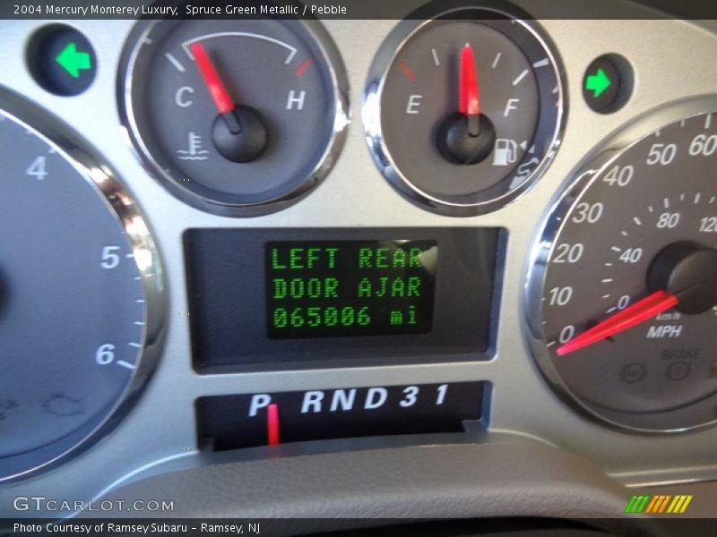Spruce Green Metallic / Pebble 2004 Mercury Monterey Luxury