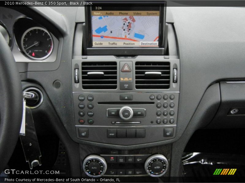 Controls of 2010 C 350 Sport