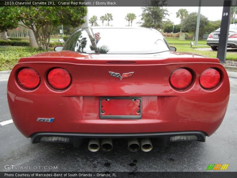 Exhaust of 2010 Corvette ZR1