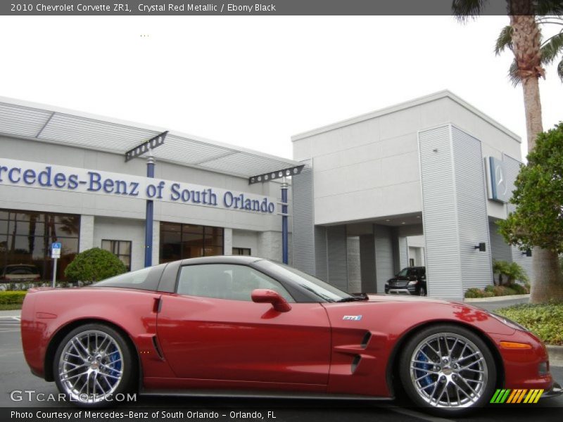 Crystal Red Metallic / Ebony Black 2010 Chevrolet Corvette ZR1