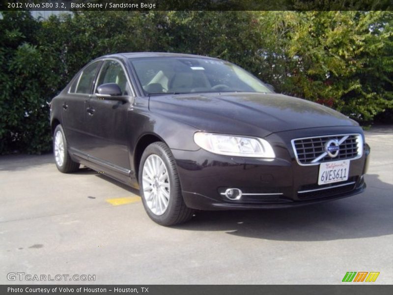 Black Stone / Sandstone Beige 2012 Volvo S80 3.2