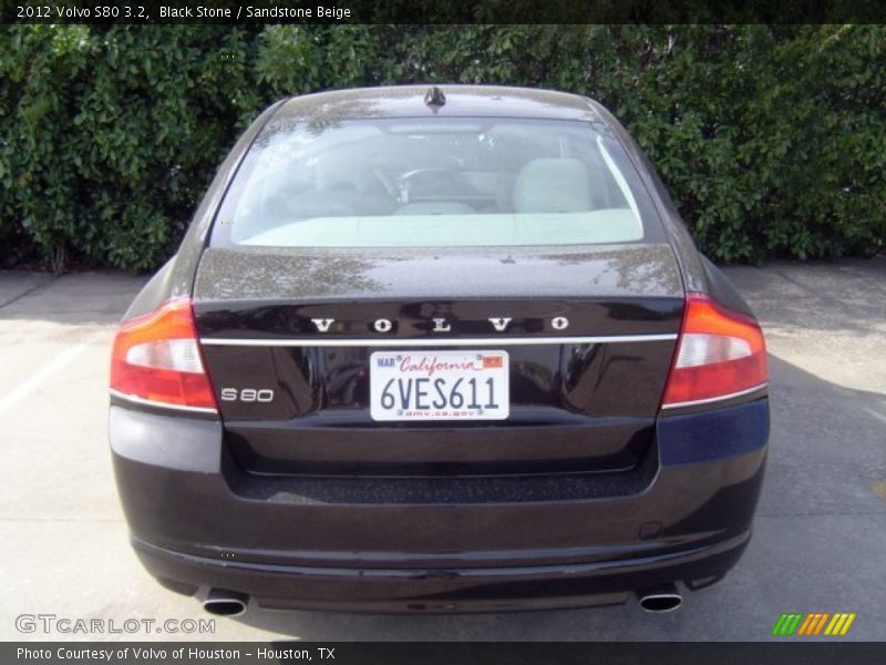 Black Stone / Sandstone Beige 2012 Volvo S80 3.2