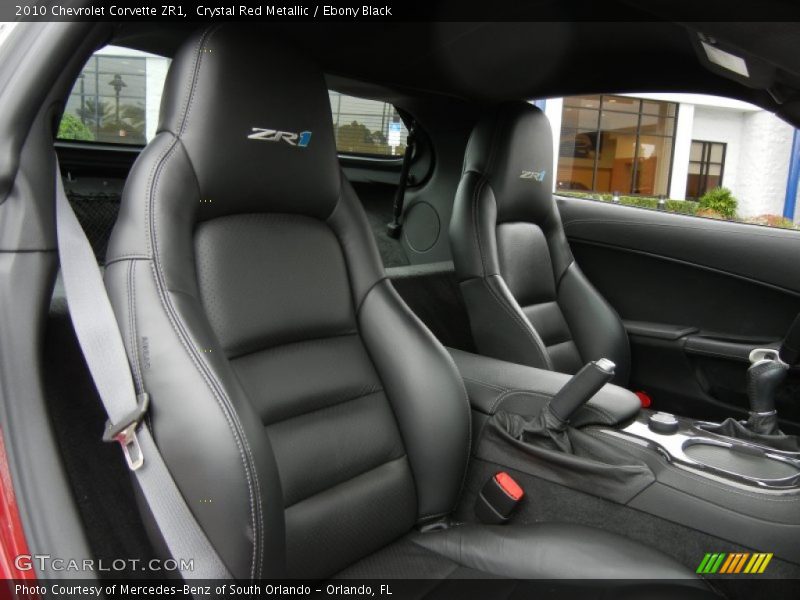 Front Seat of 2010 Corvette ZR1