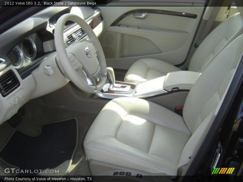 Black Stone / Sandstone Beige 2012 Volvo S80 3.2