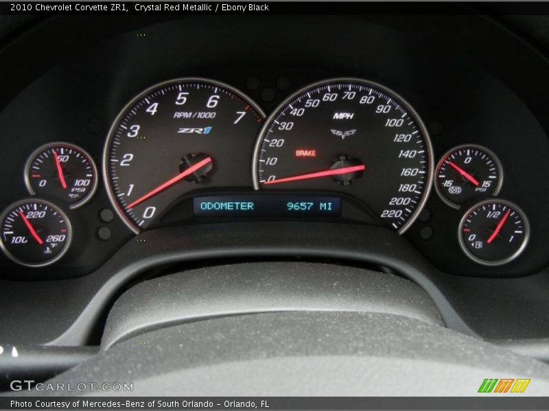  2010 Corvette ZR1 ZR1 Gauges