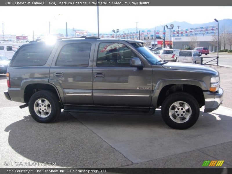 Medium Charcoal Gray Metallic / Medium Gray/Neutral 2002 Chevrolet Tahoe LT 4x4