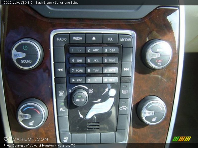 Black Stone / Sandstone Beige 2012 Volvo S80 3.2