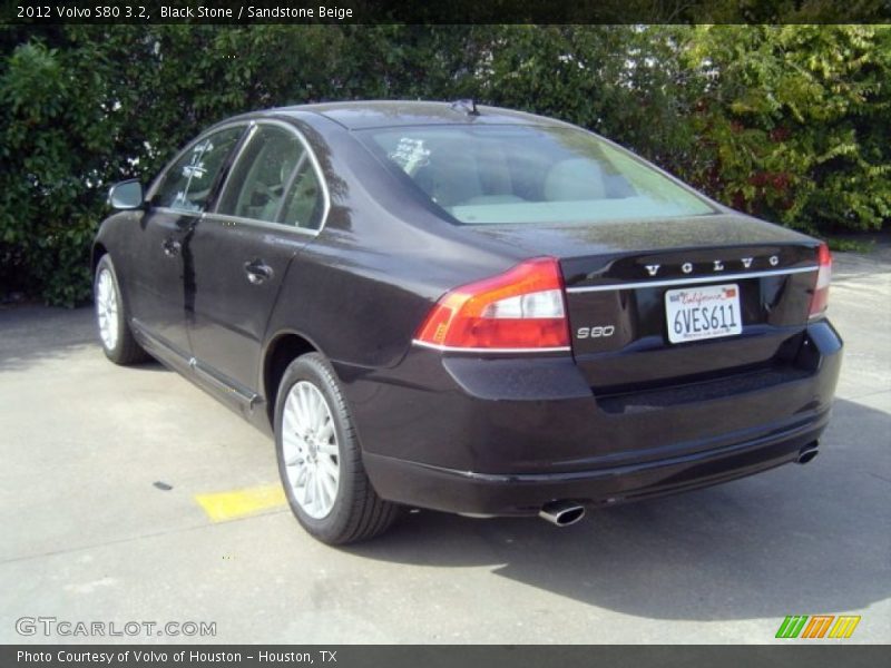 Black Stone / Sandstone Beige 2012 Volvo S80 3.2