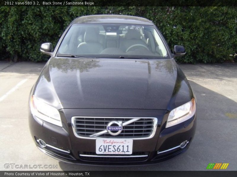 Black Stone / Sandstone Beige 2012 Volvo S80 3.2