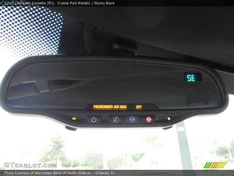 Controls of 2010 Corvette ZR1