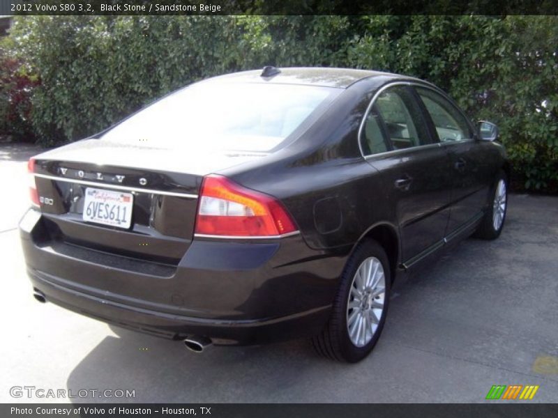 Black Stone / Sandstone Beige 2012 Volvo S80 3.2