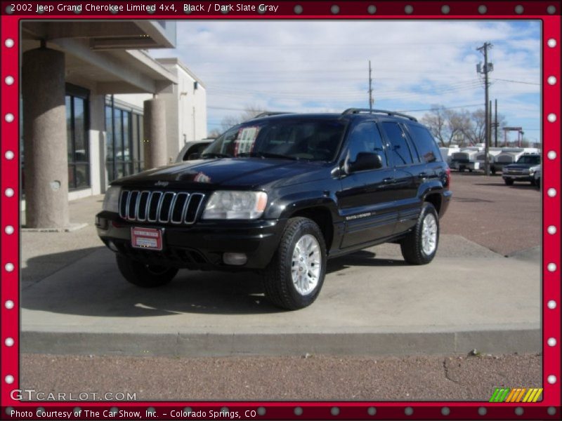 Black / Dark Slate Gray 2002 Jeep Grand Cherokee Limited 4x4