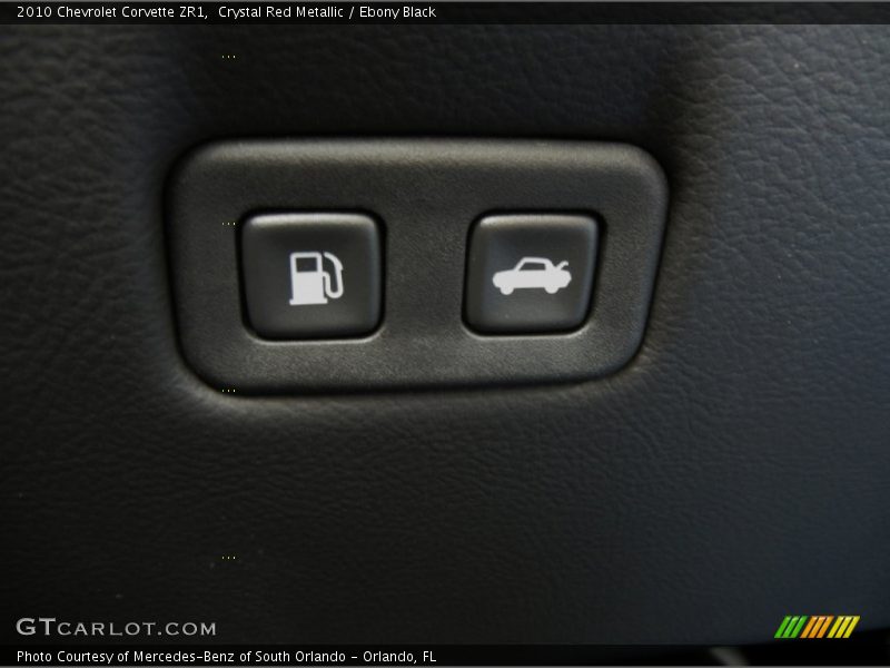 Controls of 2010 Corvette ZR1