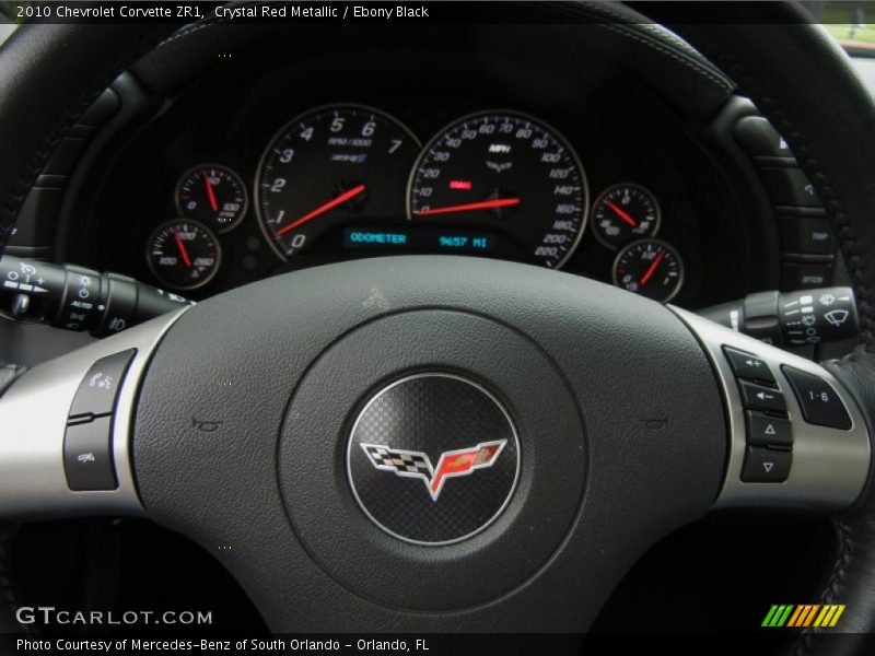 Controls of 2010 Corvette ZR1