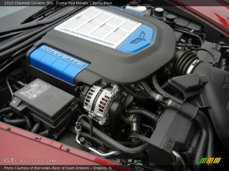  2010 Corvette ZR1 Engine - 6.2 Liter Supercharged OHV 16-Valve LS9 V8