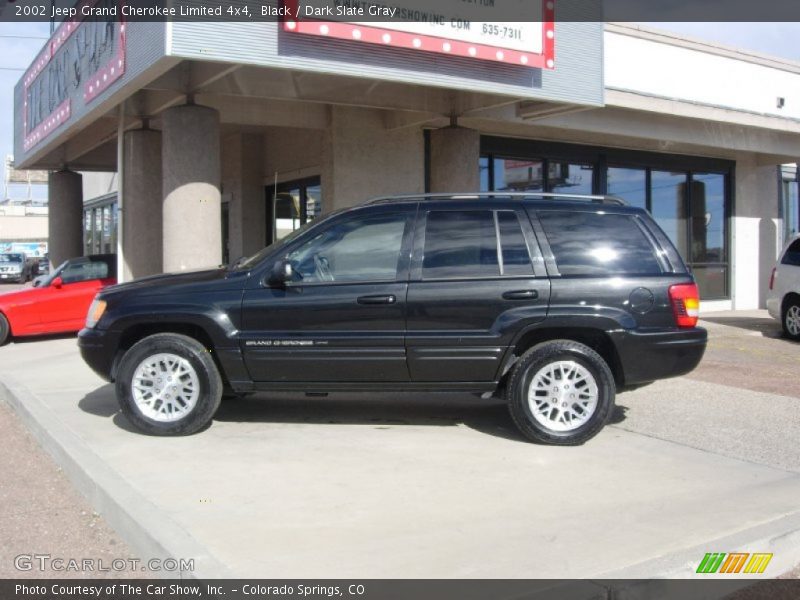 Black / Dark Slate Gray 2002 Jeep Grand Cherokee Limited 4x4