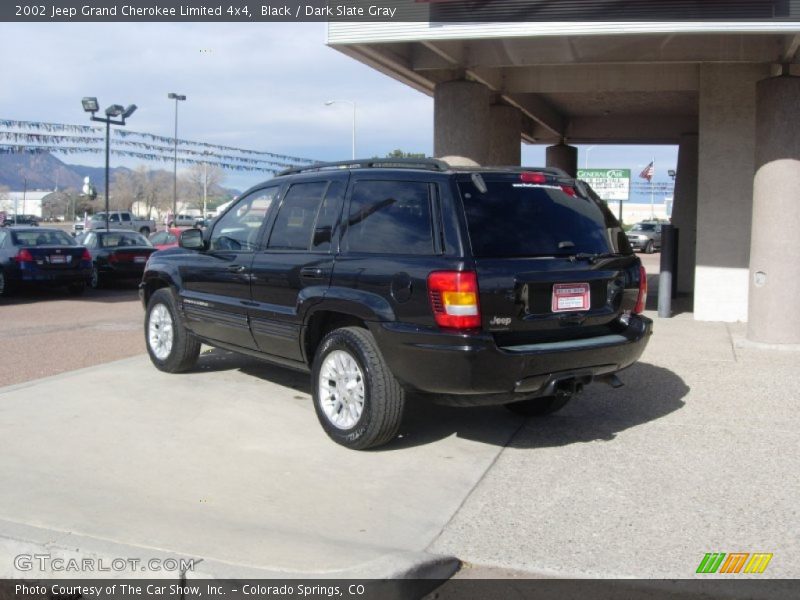 Black / Dark Slate Gray 2002 Jeep Grand Cherokee Limited 4x4