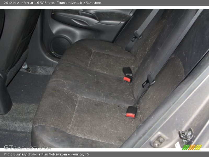 Titanium Metallic / Sandstone 2012 Nissan Versa 1.6 SV Sedan