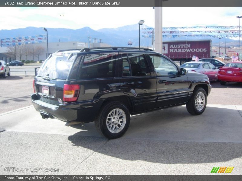 Black / Dark Slate Gray 2002 Jeep Grand Cherokee Limited 4x4