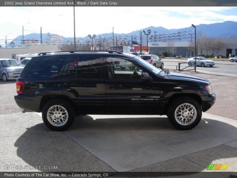 Black / Dark Slate Gray 2002 Jeep Grand Cherokee Limited 4x4