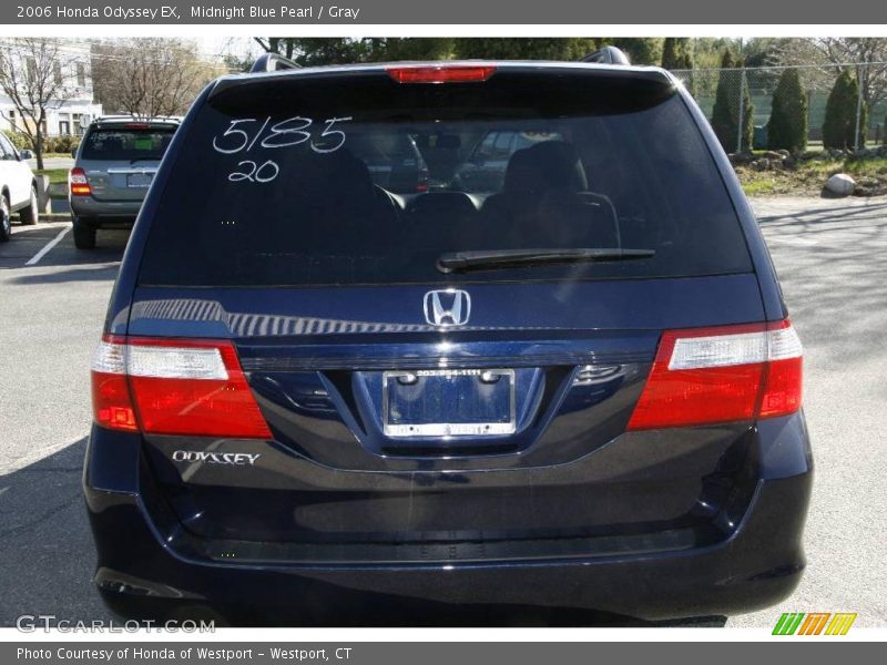 Midnight Blue Pearl / Gray 2006 Honda Odyssey EX