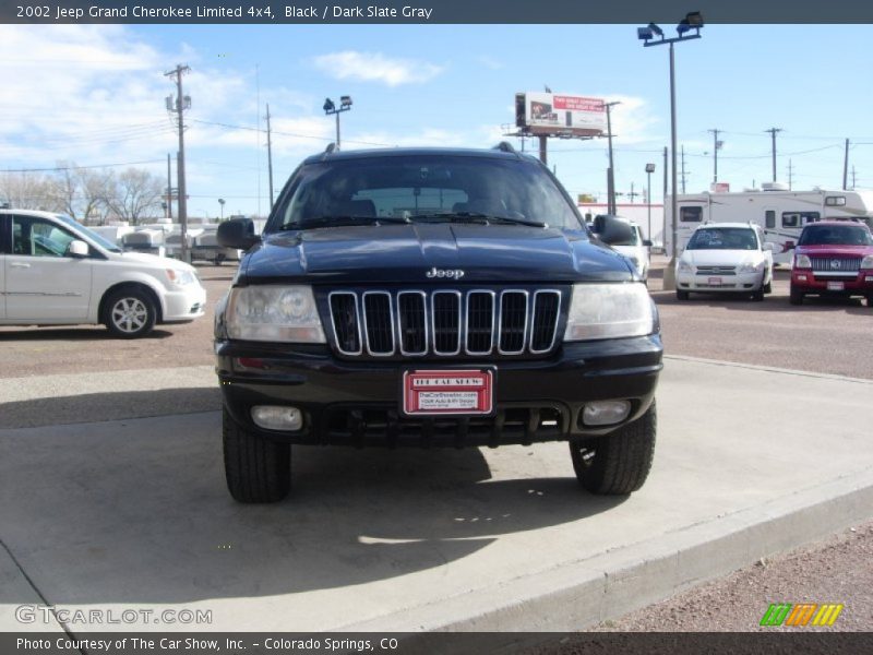 Black / Dark Slate Gray 2002 Jeep Grand Cherokee Limited 4x4