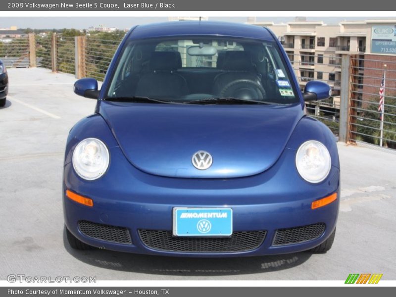 Laser Blue / Black 2008 Volkswagen New Beetle S Coupe