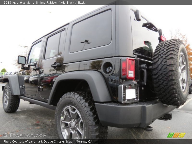 Black / Black 2013 Jeep Wrangler Unlimited Rubicon 4x4