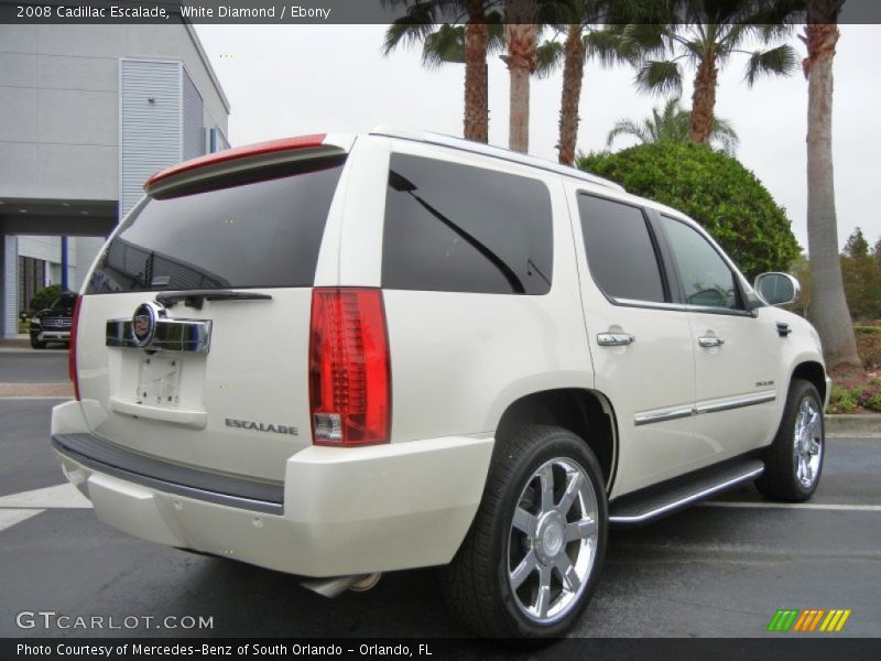 White Diamond / Ebony 2008 Cadillac Escalade