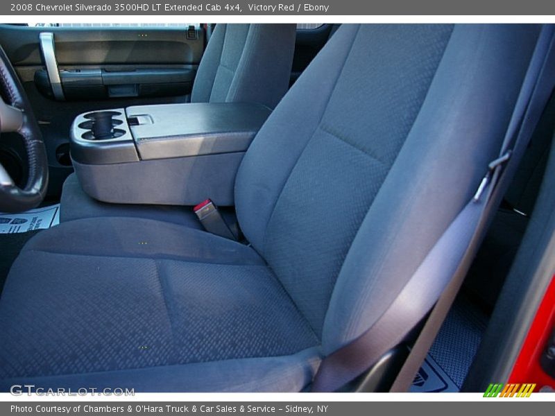 Victory Red / Ebony 2008 Chevrolet Silverado 3500HD LT Extended Cab 4x4