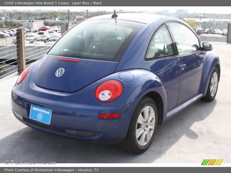 Laser Blue / Black 2008 Volkswagen New Beetle S Coupe